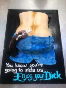 Bloomfield-Connecticut-Jeans-Wrapped-Dick-On-Ass-Custom-Cake