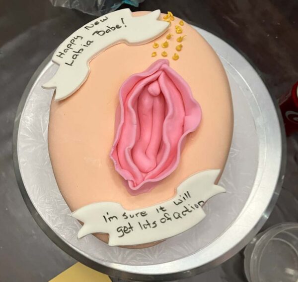 Sweet Clit Tasting Bachelorette Adult Boston Massachusetts Erotic Cake
