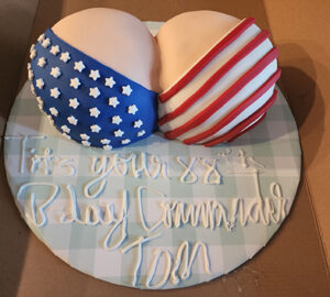Tennessee Memphis Red White Blue Forth July Adult Tity Cakes