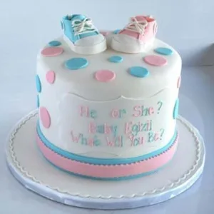 Englewood Denver Colorado Two Baby Shoes Shower Kiddy Custom Cake